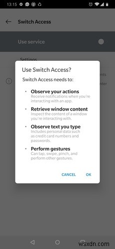 Cách sử dụng quyền truy cập bằng nút chuyển của Android để điều khiển điện thoại của bạn bằng nút chuyển 