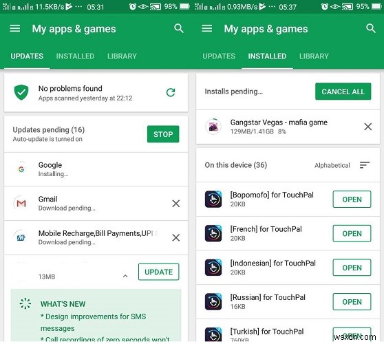 Cách khắc phục lỗi đang chờ tải xuống trong ứng dụng Google Play 