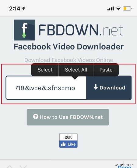 Cách tải video Facebook về iPhone của bạn 