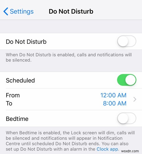 Cách bật và sử dụng chế độ Không làm phiền trên iPhone / iPad của bạn 