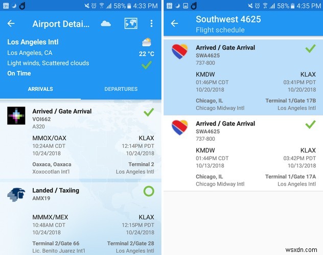 Theo dõi các chuyến bay với 5 ứng dụng Android miễn phí này 