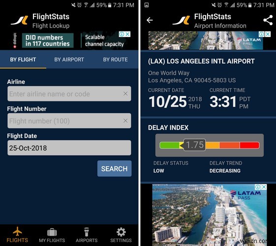 Theo dõi các chuyến bay với 5 ứng dụng Android miễn phí này 