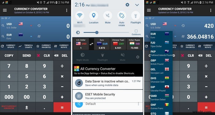 5 ứng dụng chuyển đổi tiền tốt nhất dành cho Android 