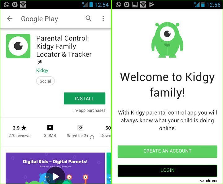 Bảo vệ con bạn khỏi những nguy cơ trực tuyến với ứng dụng Kidgy Parental Control 