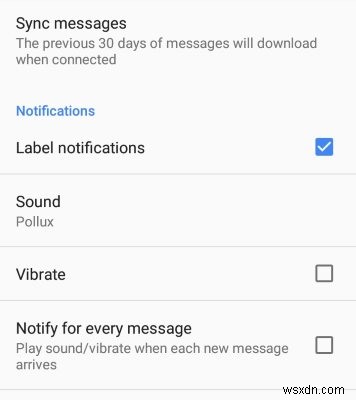 Cách tùy chỉnh thông báo Gmail dành cho Android 