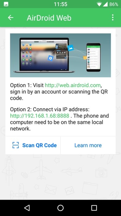 Cách kết nối điện thoại Android của bạn với Linux qua Airdroid 