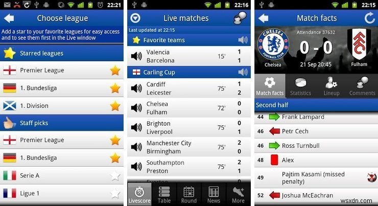 5 ứng dụng Android tốt nhất dành cho người hâm mộ Premier League 