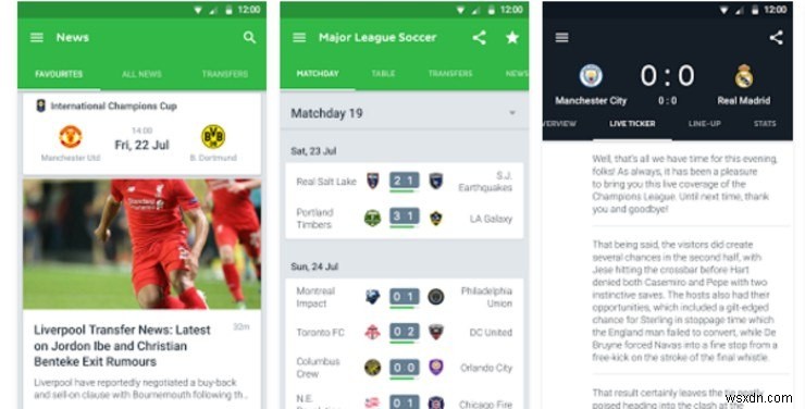 5 ứng dụng Android tốt nhất dành cho người hâm mộ Premier League 