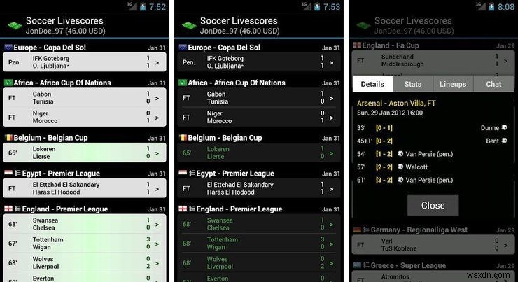 5 ứng dụng Android tốt nhất dành cho người hâm mộ Premier League 