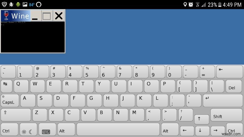 Cách sử dụng Wine cho Android mà không cần bàn phím ngoài 
