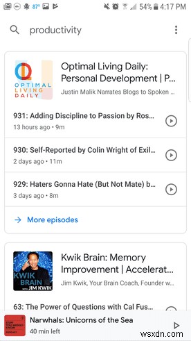 Cách sử dụng ứng dụng Google Podcasts mới 