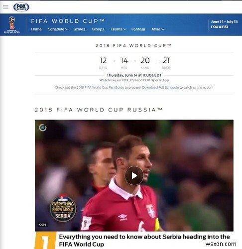 7 ứng dụng World Cup tốt nhất để cập nhật World Cup 2018 