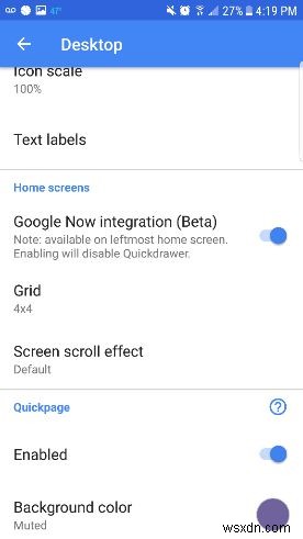 Cách sử dụng Trình khởi chạy hành động để bắt chước Android Oreo 