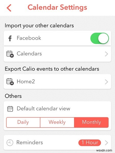 Calio:Ứng dụng lịch và lời nhắc duy nhất bạn cần 
