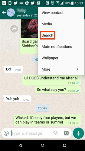 Cách tìm kiếm lịch sử trò chuyện trên WhatsApp của bạn [Mẹo nhanh] 