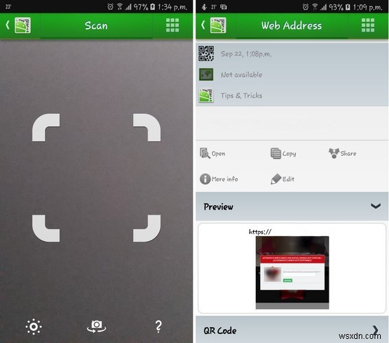 5 ứng dụng máy quét QR hàng đầu dành cho Android 