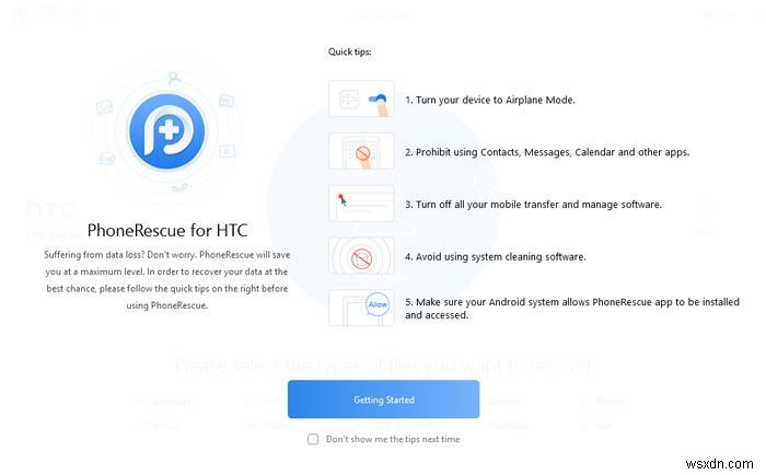 PhoneRescue - Công cụ khôi phục dữ liệu Android thân thiện và nhanh chóng 