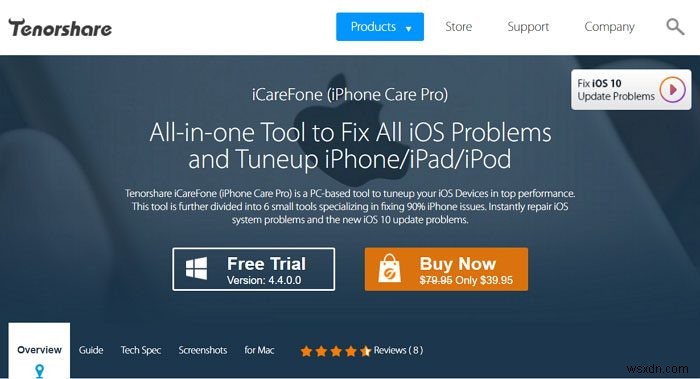 Sao lưu và quản lý iPhone của bạn trên Windows 10 với iCareFone 