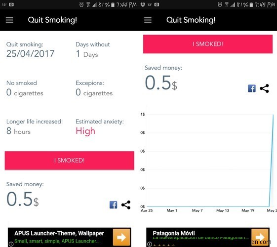 5 ứng dụng Android miễn phí giúp bạn bỏ hút thuốc 