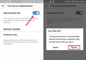 Cách bật xác thực hai yếu tố cho Instagram trên Android 