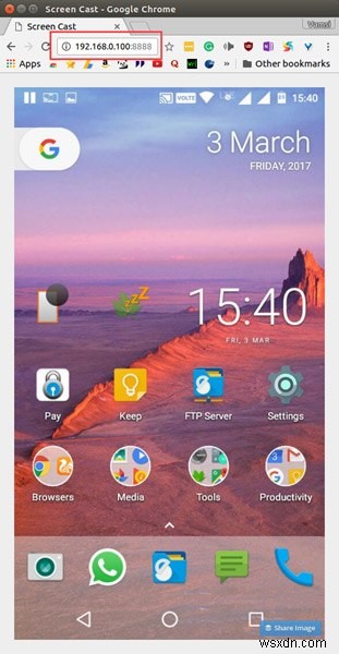 Cách truyền màn hình Android của bạn lên máy tính để bàn Linux 