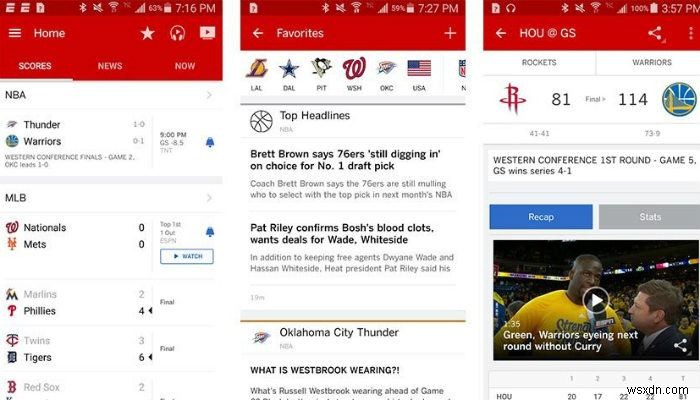 6 ứng dụng Android tốt nhất dành cho người đam mê thể thao 