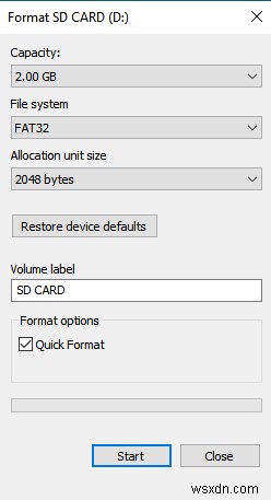 Phải làm gì khi Android không thể định dạng thẻ SD 