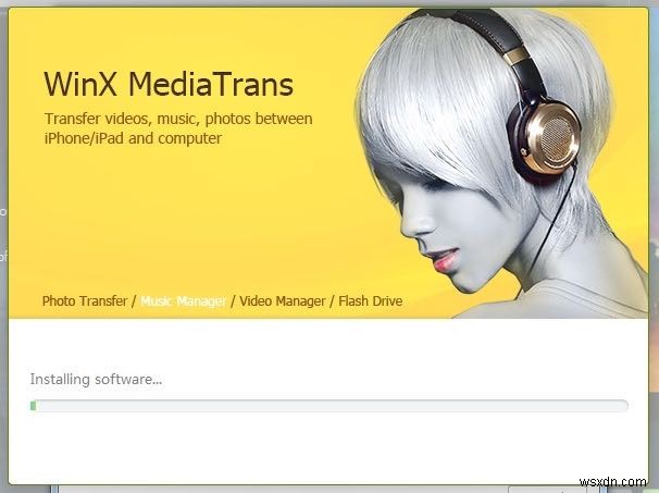 WinX MediaTrans cho iOS Truyền tệp - Đánh giá và tặng 