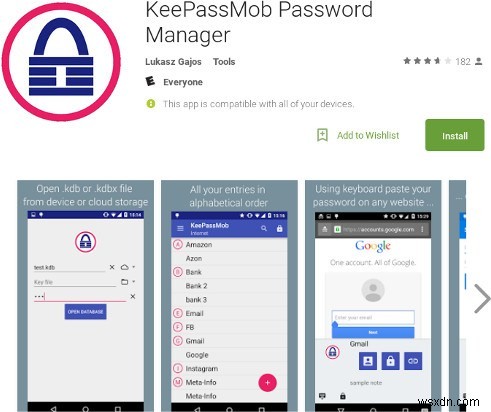 5 ứng dụng đồng hành Keepass tốt nhất dành cho Android 