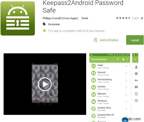 5 ứng dụng đồng hành Keepass tốt nhất dành cho Android 