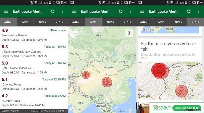 Nhận cảnh báo sớm về động đất với 4 ứng dụng này 