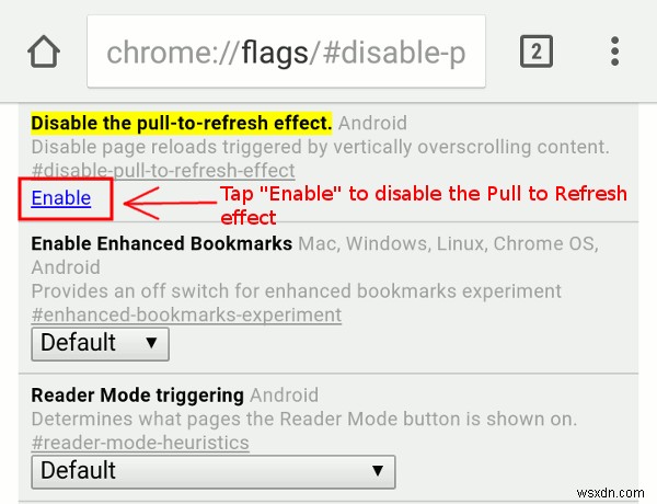 Cách tắt tính năng kéo để làm mới của Chrome trong Android [Mẹo nhanh] 