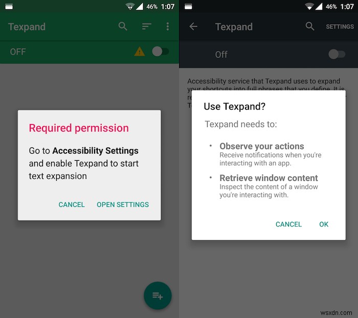 Texpand:Một ứng dụng mở rộng văn bản tuyệt vời cho Android 