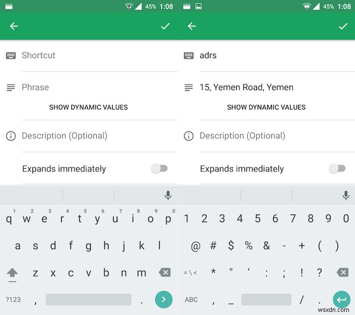Texpand:Một ứng dụng mở rộng văn bản tuyệt vời cho Android 