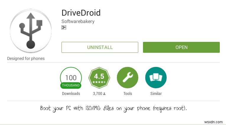 Sử dụng DriveDroid để cài đặt bất kỳ phân phối Linux nào từ Android [Yêu cầu gốc] 