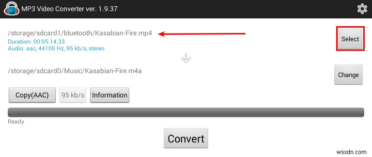 Cách chuyển đổi video sang âm thanh trên Android với MP3 Video Converter 