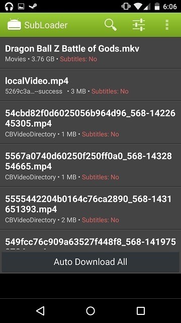 Cách tải phụ đề cho phim trên Android bằng SubLoader 