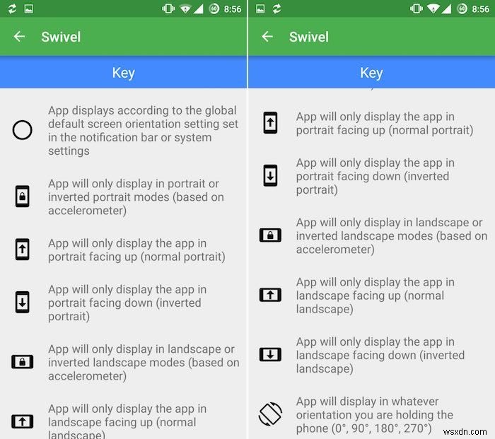 Cách thiết lập khóa định hướng trên cơ sở mỗi ứng dụng trên Android 