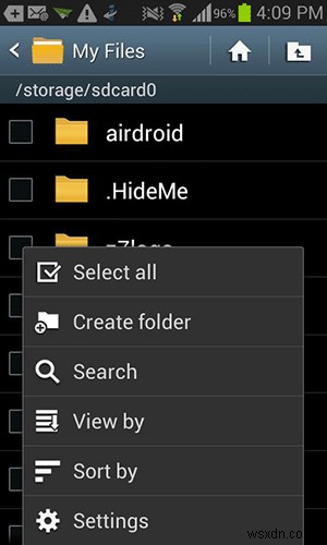 Cách ngăn một thư mục được đưa vào ứng dụng Thư viện trong Android 