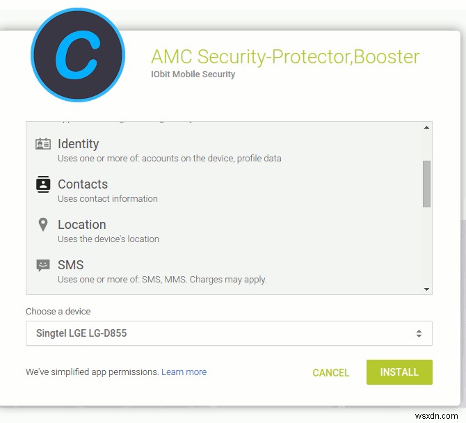 Đánh giá AMC Security cho Android 