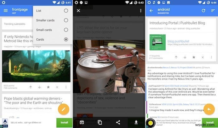 5 ứng dụng Reddit hàng đầu dành cho Android 