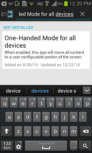 Cách dễ dàng sử dụng thiết bị Android bằng một tay 