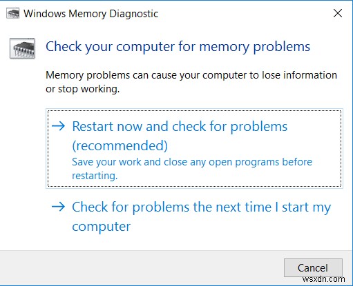 Cách kiểm tra tình trạng RAM trên Windows 