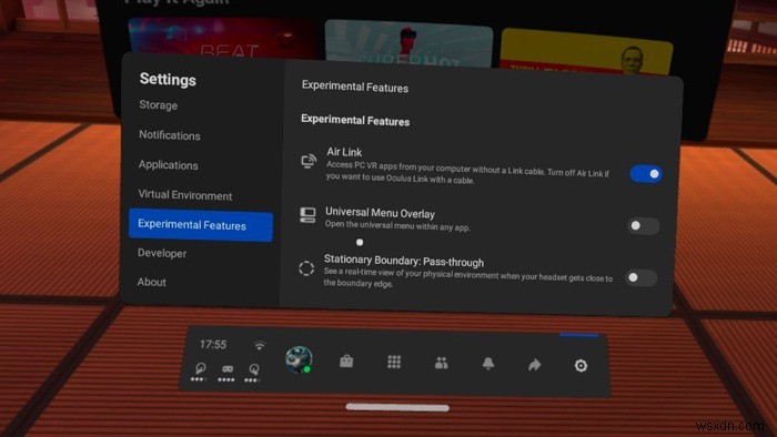 Cách bật Oculus Air Link trên Oculus Quest 2 