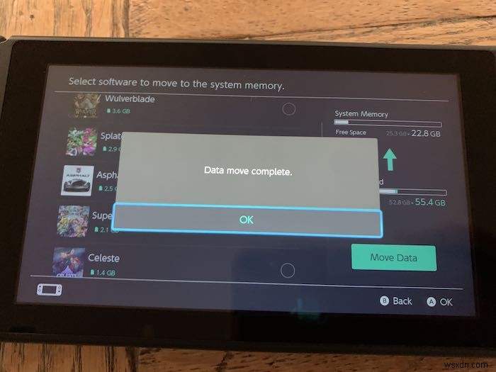 Cách chuyển trò chơi Nintendo Switch sang thẻ SD 