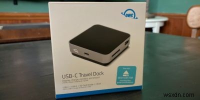 Không có cổng? Dùng thử OWC USB-C Travel Dock 