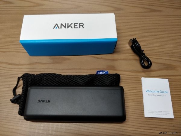 Đánh giá QC Anker PowerCore Speed ​​20000 