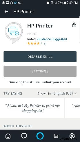 Cách sử dụng Alexa để in trên máy in HP 