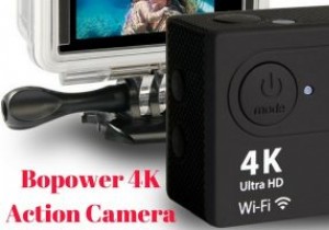 Máy ảnh hành động Bopower 4K - Đánh giá và tặng 