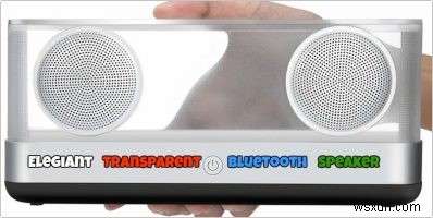 Loa Bluetooth trong suốt Elegiant với đánh giá siêu trầm 